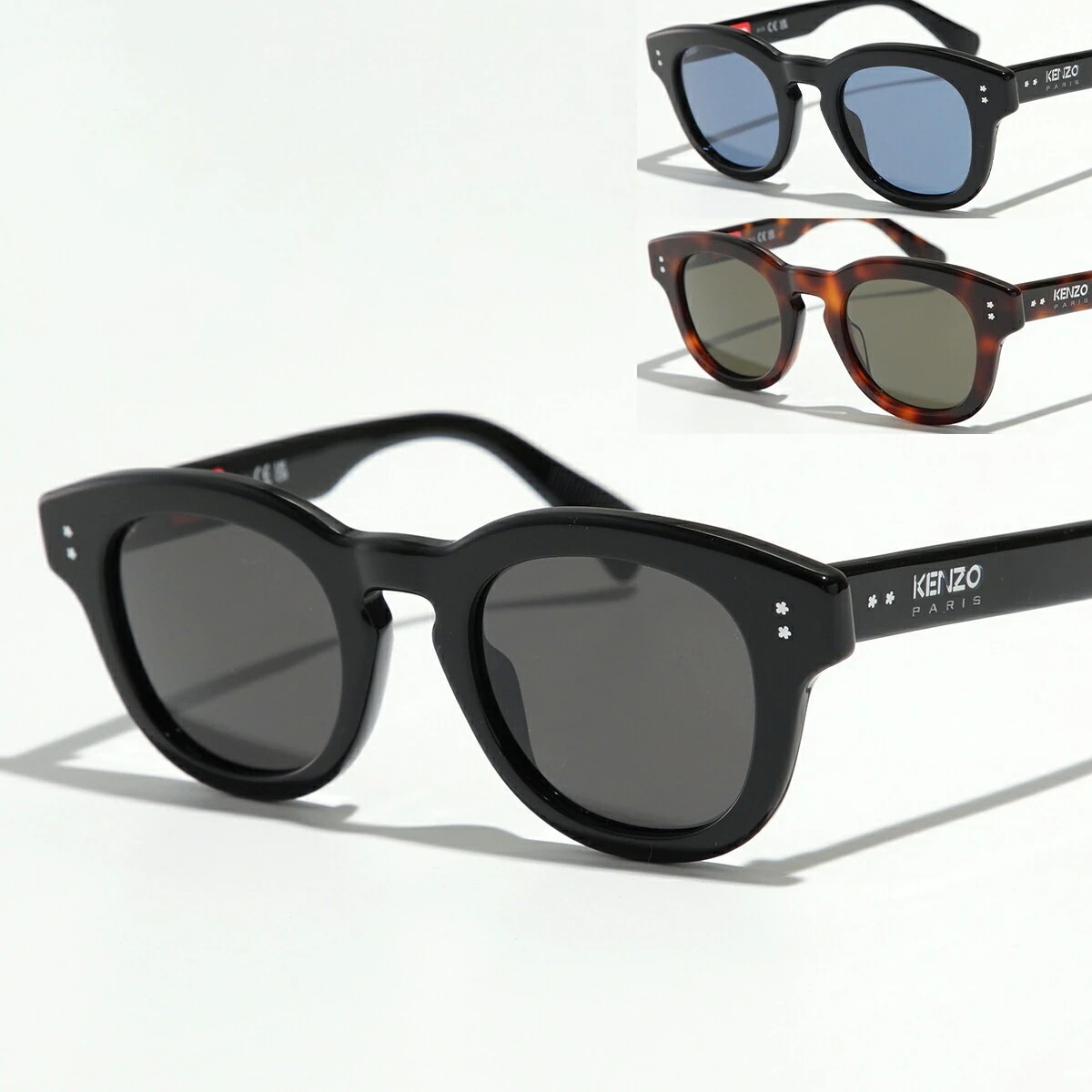 KENZO ケンゾー サングラス KZ40163I メンズ レディース ウェリントン型 フルリム セルフレーム ロゴ アイウェア カラー3色