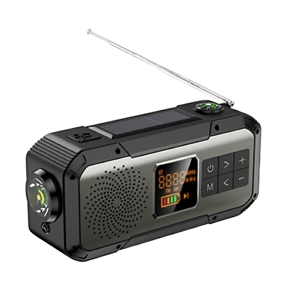 防災ラジオ 多機能 災害 ラジオ ソーラー 防災グッズ 防災用 ラジオ 手回し 災害用ラジオ 防水 懐中電灯 LEDライト SOS警報 スピーカー ポータブルラジオ 防災用品 アウトドア 4,814円