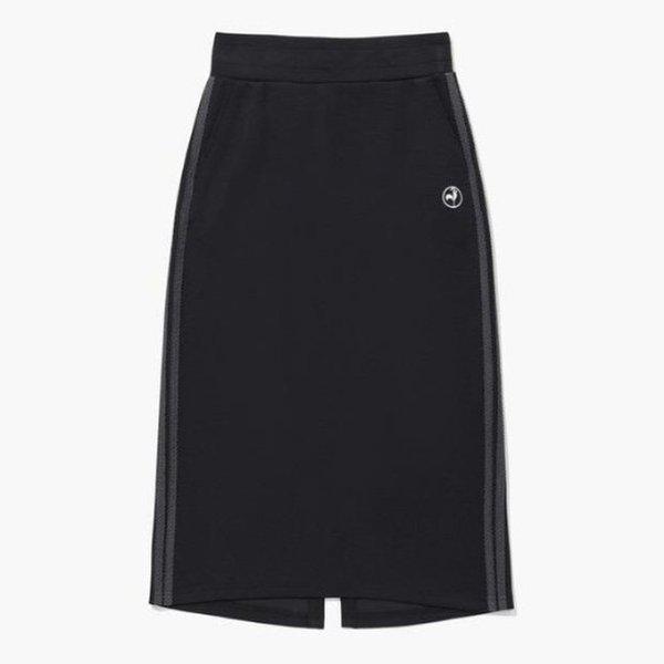 Mハーフパンツ UQC QQ122OSK12-BLK ウーマンズ モーダル ダブルテンション ミディ スカート / BLACK