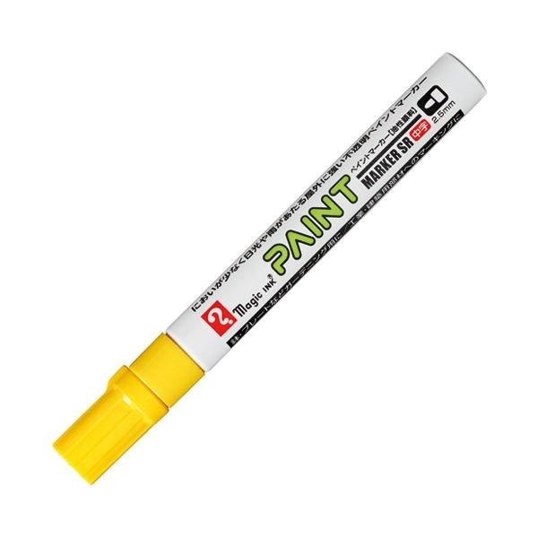 （まとめ）寺西化学工業 ペイントマーカーSR 中字 No.550 黄[x20セット]