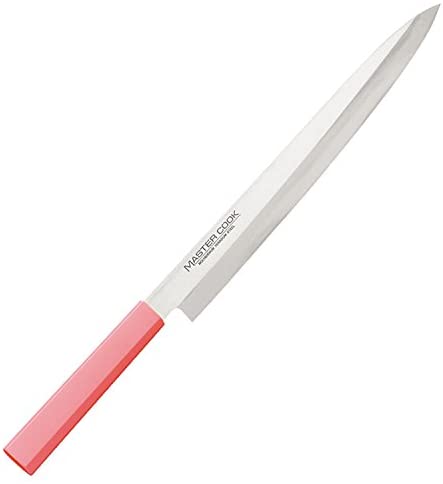 片岡製作所 マスターコック 抗菌カラー包丁 MCYK-240 柳刃包丁 24cm ピンク