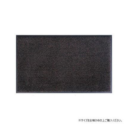 (クリーンテックス) 玄関マット Horse Stripe Black Brown 90x120 cm