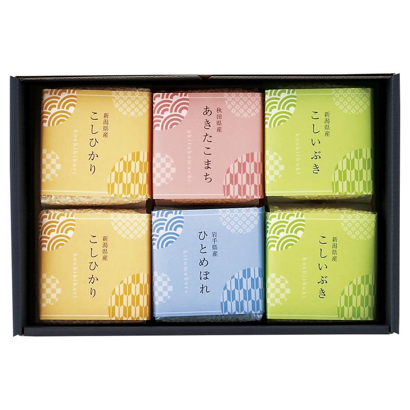 初代 田蔵 ブランド銘柄・無洗米食べくらべ ギフトセット IROHA-4000
