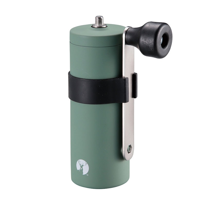 18-8ステンレスハンディーコーヒーミルS（ヴィンテージグリーン） トレッキング キャンプ用品 (UW3546)