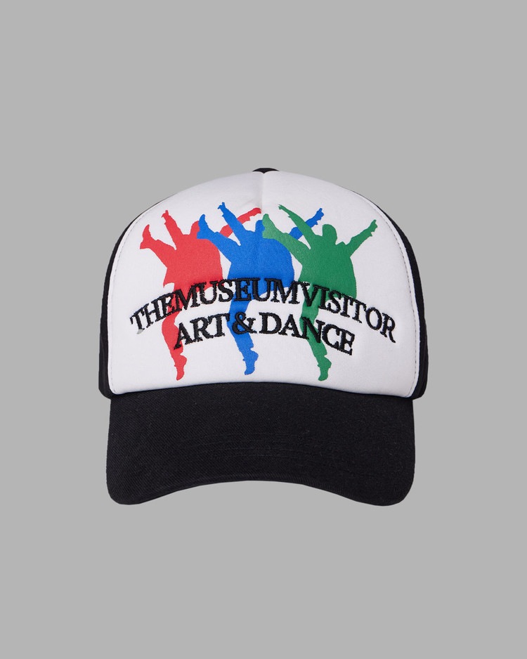 【THE MUSEUM VISITOR】 ART & DANCE LOGO BALLCAP : BLACK