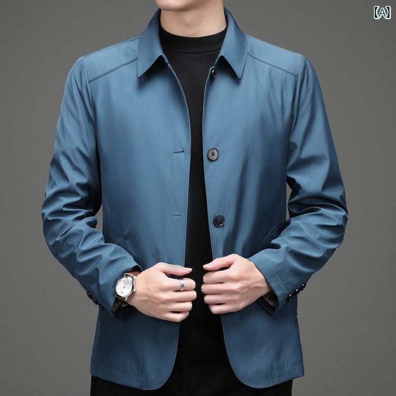 メンズ ファッション カジュアル ジャケット 春秋 ビジネス ウェア新 トップス