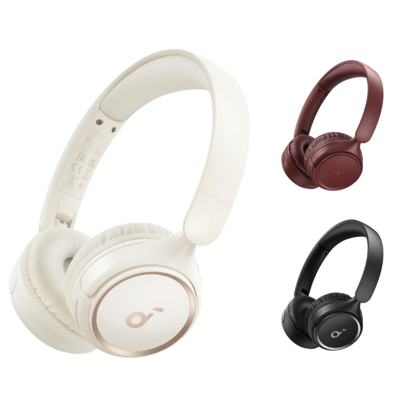 Soundcore H30i (Bluetooth 5.3 ワイヤレス オンイヤーヘッドホン)【最大70時間 / 軽量設計/ワイヤレス有線接続/マルチポイント対応/通話対応】