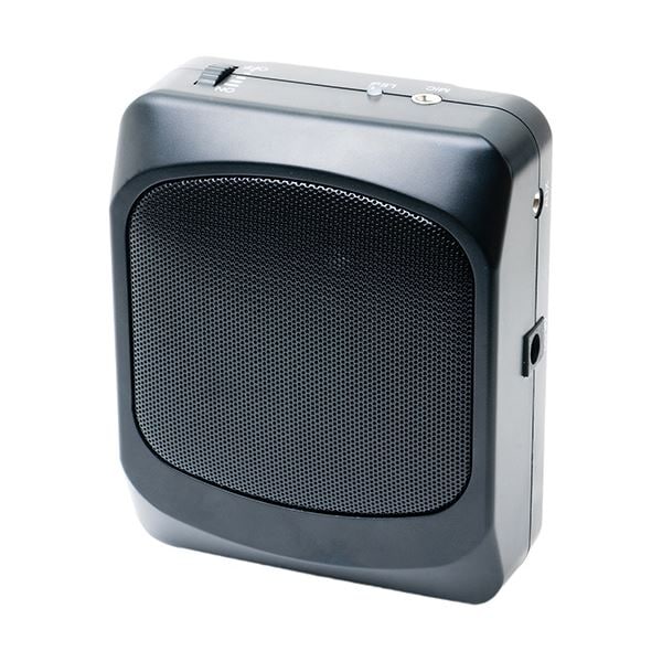 ナカバヤシ ミヨシポータブル拡声器 ブラック 12W APK-01/BK 1台