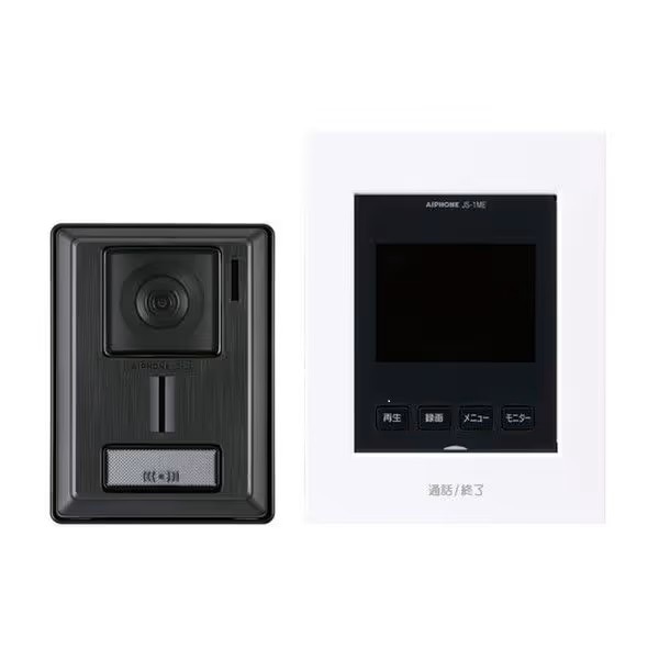 アイホン JS-12E テレビドアホン AC電源直結式 録画機能付