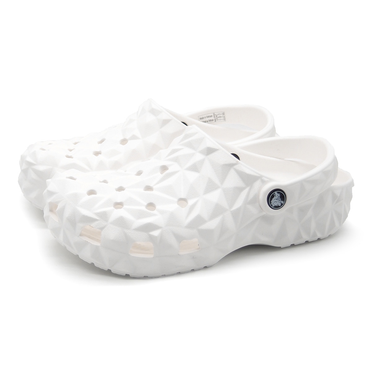 クロックス レディース メンズ サンダル クラシック ジオメトリック クロッグ ホワイト CROCS CLASSIC GEOMETRIC CLOGG WHITE 真っ白