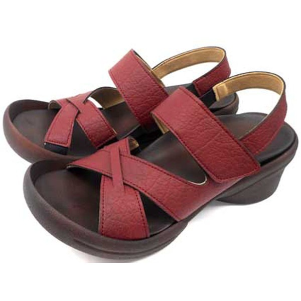 Re:getA リゲッタ レディース クロスベルト ウェッジ サンダル R-2682 カジュアル シューズ R2682-Rレディース