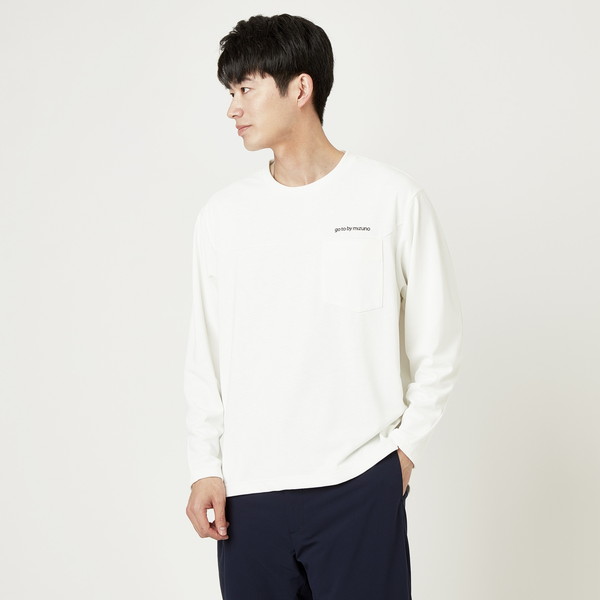 MIZUNO ミズノ ポリスパンクイックドライクルーネックポケットシャツ メンズ シャツ B2MA253002