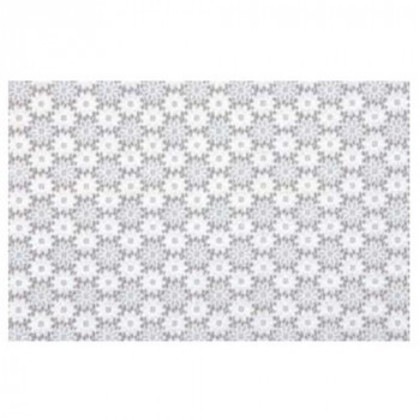 富双合成 テーブルクロス FGラミネートレース(狭幅) 約40cm幅×20m巻 (透明表貼り) L3057・ホワイト