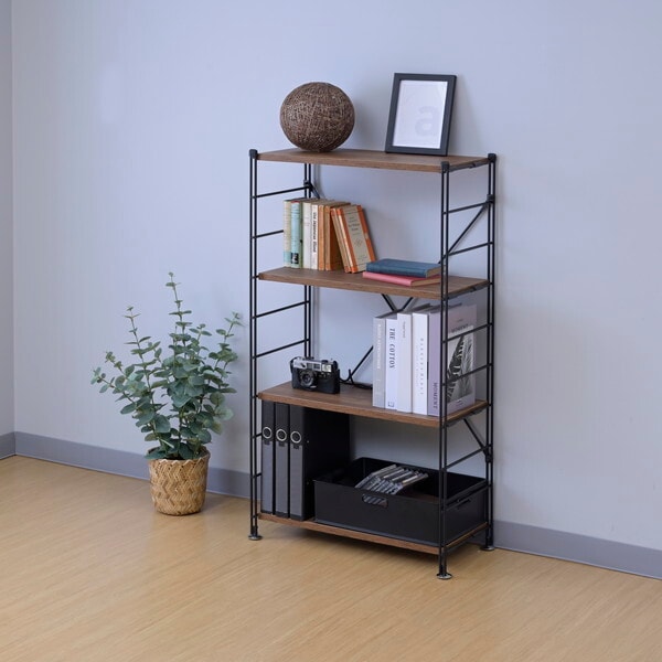 DCM DCM-FTH11(BBR/SBK) ウッドシェルフ メーカー直送