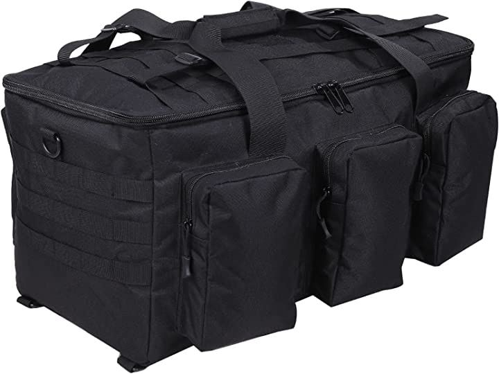 キャンプ バッグ トートバッグ ビッグバッグ アウトドアバッグ キャンプ道具収納 ソフトコンテナ( ブラック)