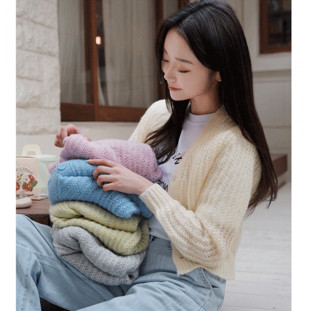 クリック＆ファニーラヴェル Vネックカーディガン