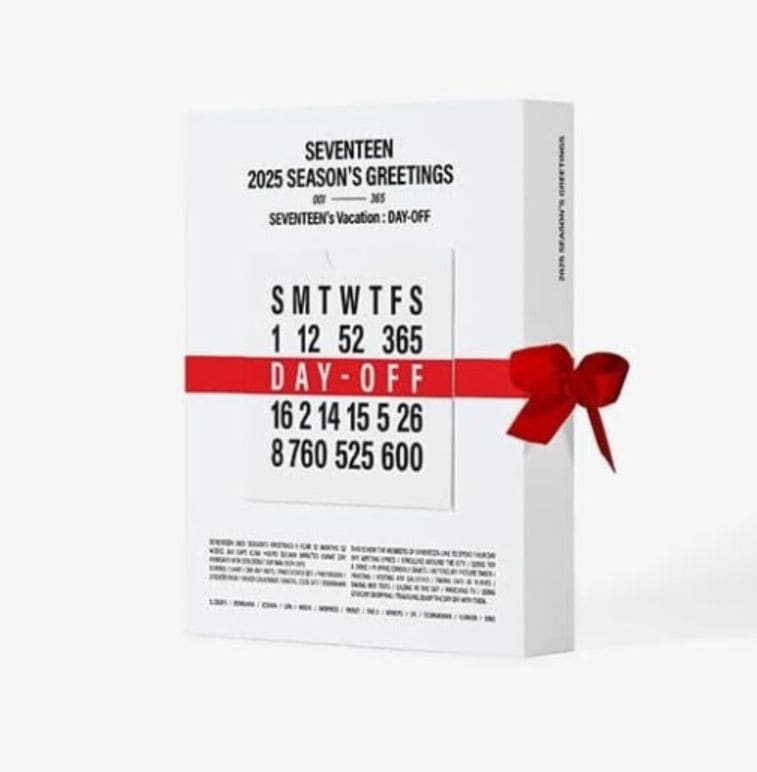 SEVENTEEN 2025 SEASON’S GREETINGS : DAY-OFF（開封済み・外箱にスレあり）