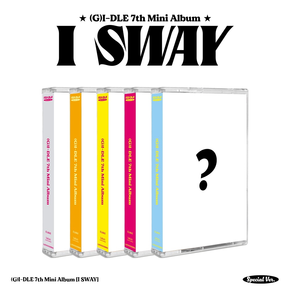 [MEGA] [5種セット] (Special Ver.) (G)I-DLE ミニ7集アルバム [I SWAY] 韓国チャート反映 ジーアイドゥル ヨジャアイドゥル