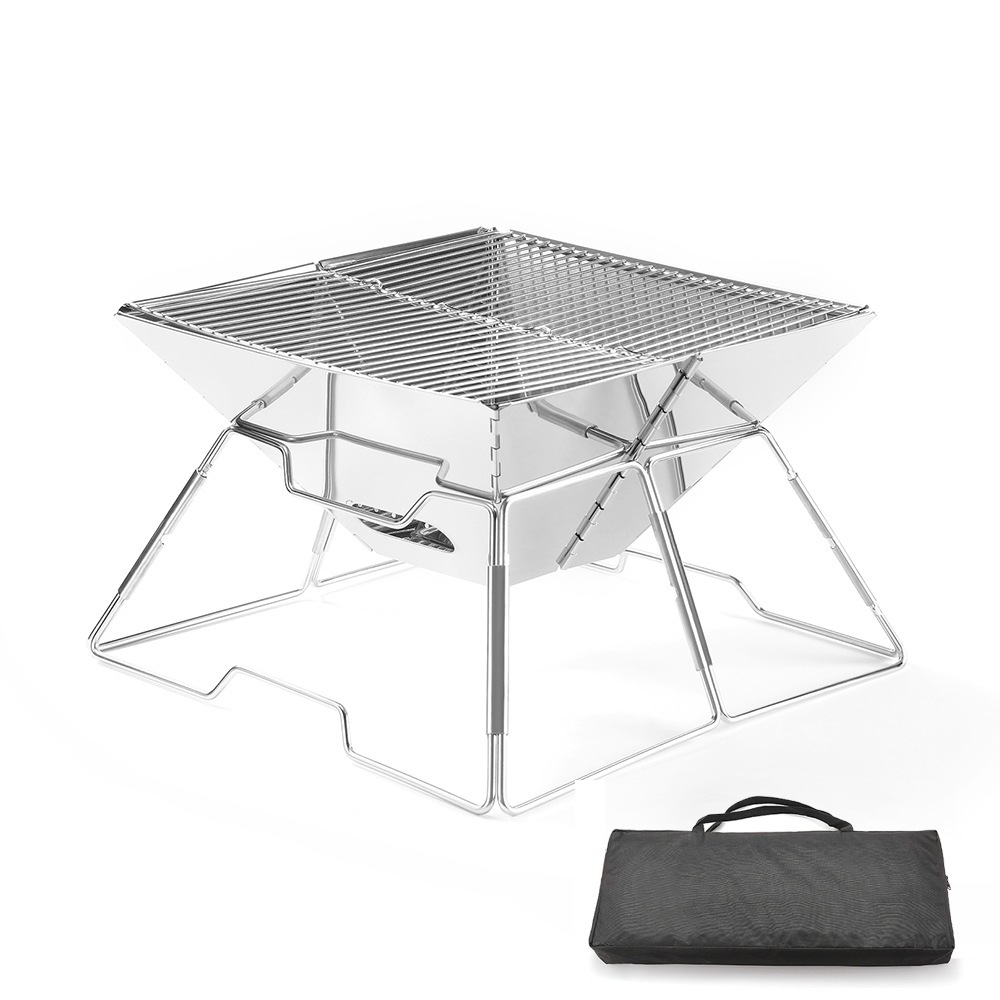 焚き火台 ソロ アウトドア キャンプ コンパクト 軽量 焚火台 クッカー 折りたたみ　人気 鉄板