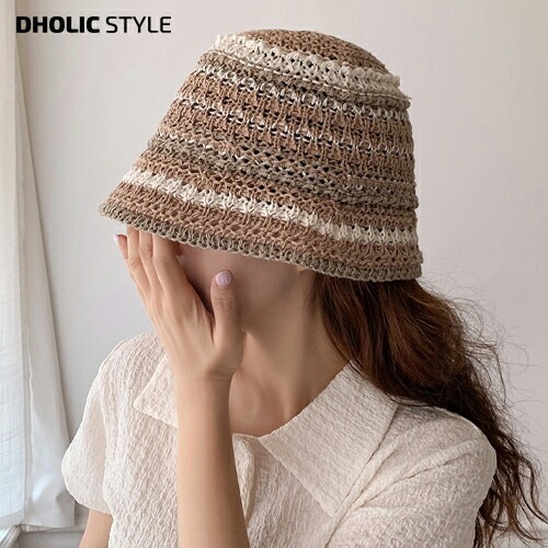 カラフルペーパーバケットハット・p676356