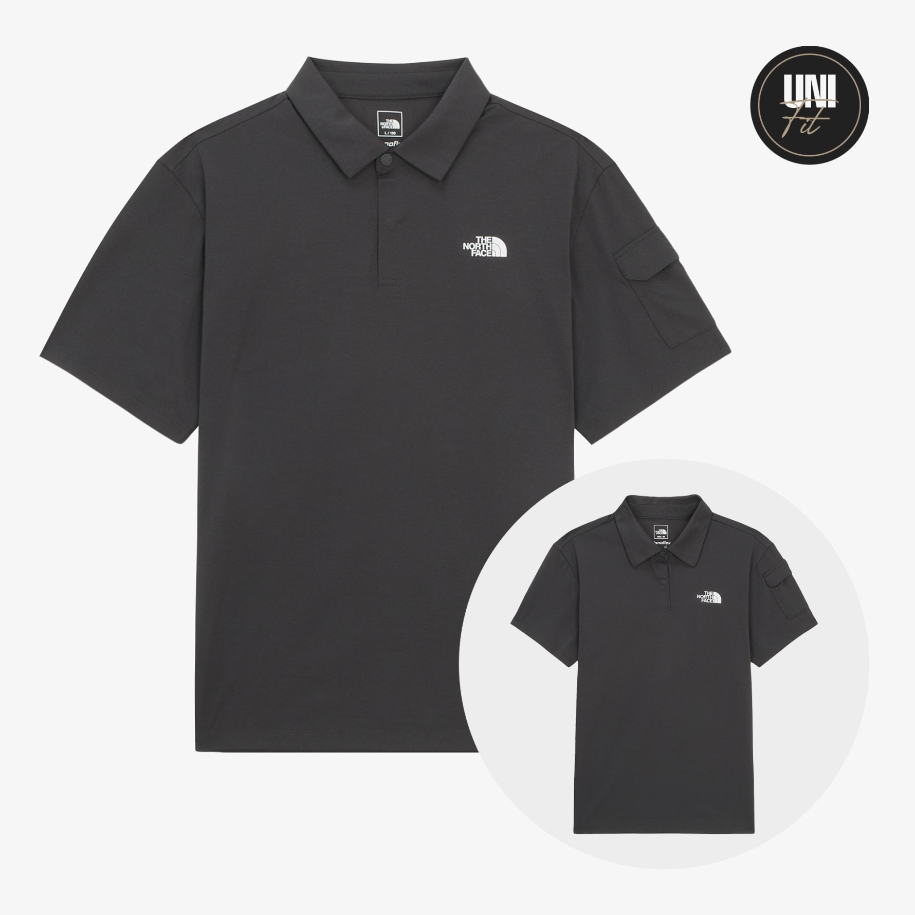 THENORTHFACE オールデイ 半袖 ポロ (NT7PR09A)