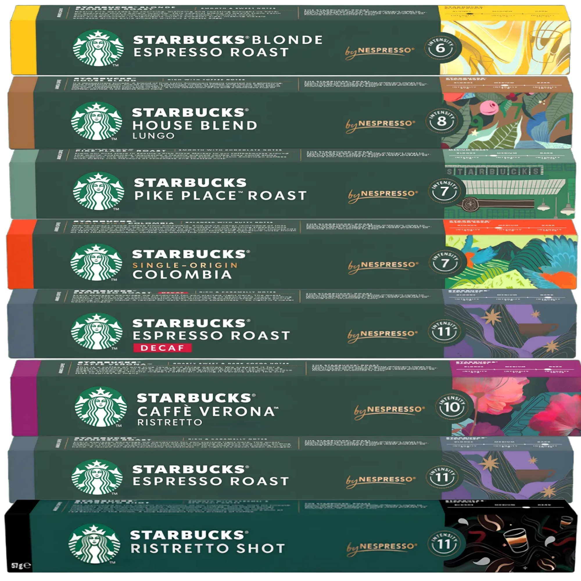 コーヒーカプセル ネスプレッソ 8種 8０カプセル 5,742円