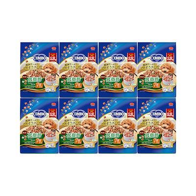 日本ペットフード コンボ ドッグ 低脂肪 ヘルシーコンボ ささみ・小魚入り 8種の野菜ブレンド 1.7kg 8個セット 日本ペットフード コンボ 低脂肪ヘルシーコンボ 7歳以上