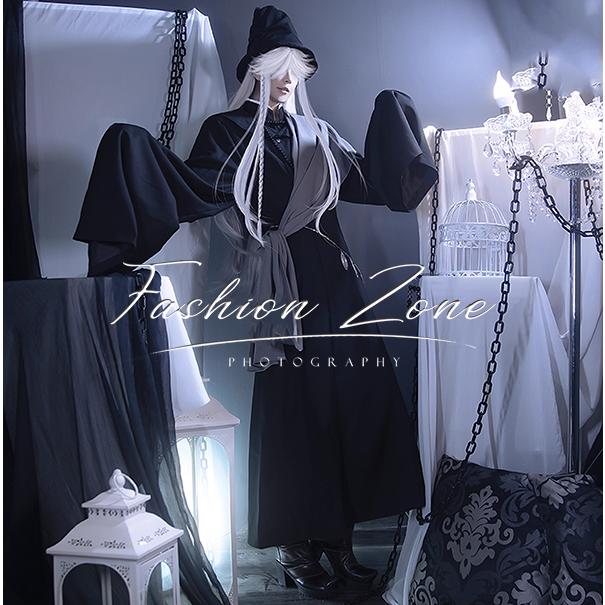 [数量限定]黒執事 風 アンダーテイカー コスプレ衣装 ウィッグ 靴 cosplay ハロウィン 演出服 変装