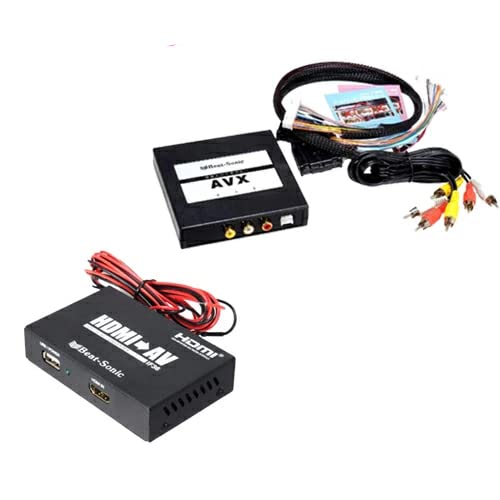ビートソニック AVX02+IF36 HDMIRCA 映a像音声変換 インターフェースアダプター + 純正ディスプレイオーディオ用
