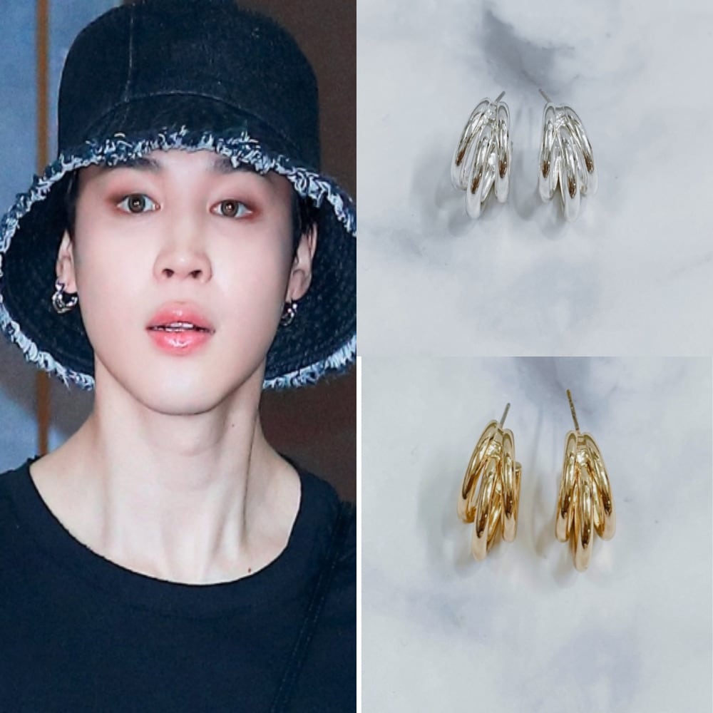 BTS JI MIN I着用/クーポン贈呈/韓国ファッション/ ジュエリー/Tate Earrings ピアス