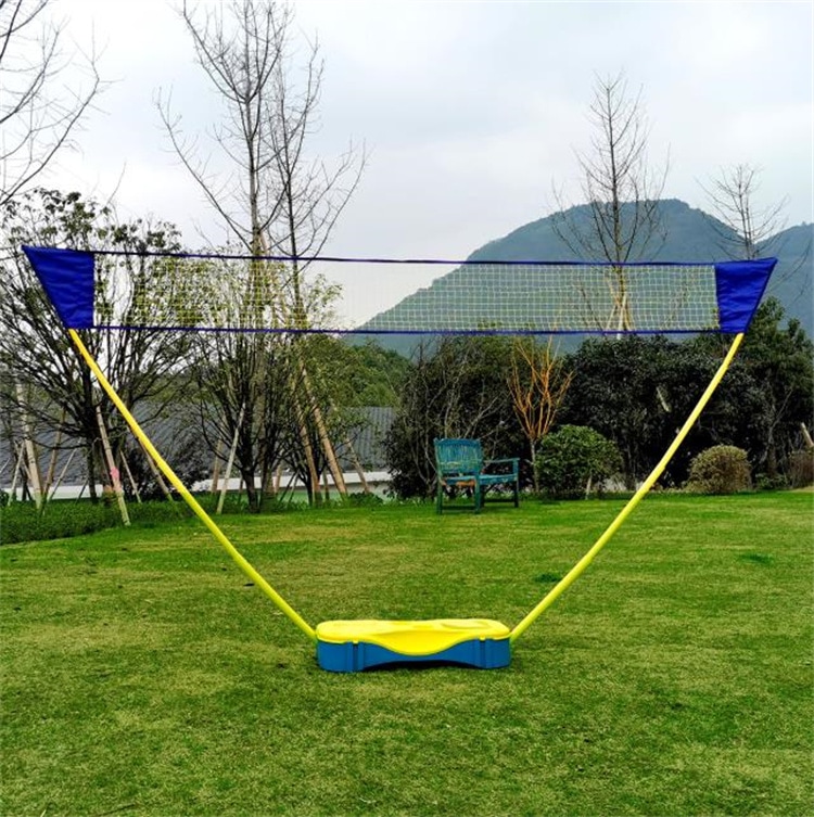 INSスタイル 3秒設置 バドミントン ネットセット 超軽量2.6kg 折り畳み式コンパクト収納 屋外練習