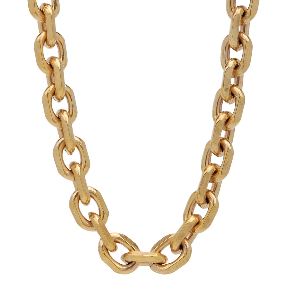 チタン 小豆チェーンブレスレット幅7mm [tc001-gold-7mm]