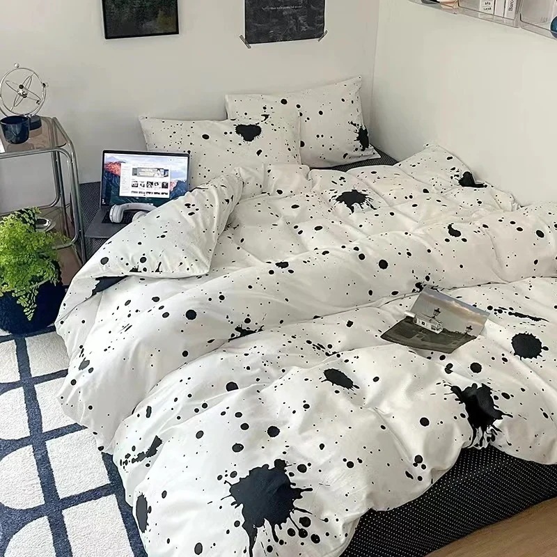 福袋を1枚プレゼント布団カバー 34点セット 掛け布団カバー 敷布団カバー しま図案 子供用 大人用 可爱 しまむら-布団カバー あったか 防臭 洗える 防ダニ 和式 シングル セミダブル ダブル