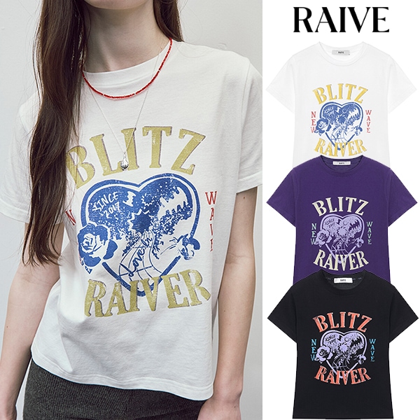 ポップ ニュー ブリッツ グラフィック 半袖 Tシャツ_3色