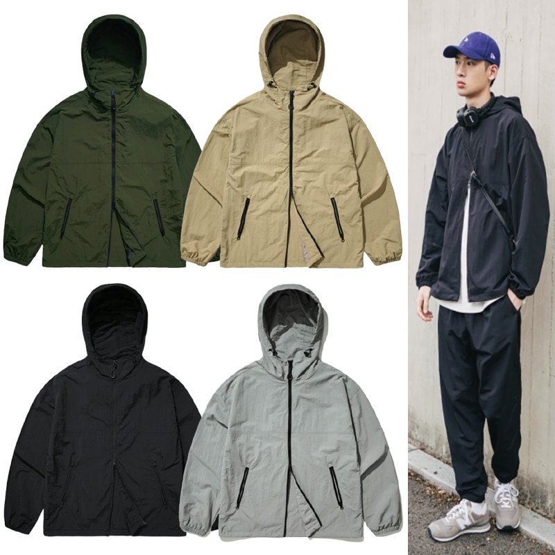 JEM 正規品 Square Hood Zip-Up Jacket 4色 YHJK2371 人気商品