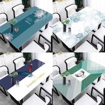 PVC製 テーブルクロス 柄物 テーブルマット デスクマット マット テPVCガラス 防水 滑り止