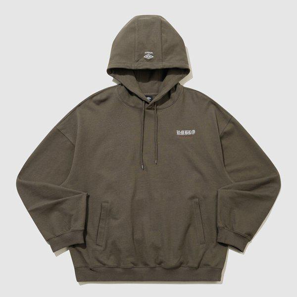 U スポーティ ニット フード付きTシャツ DEEP BROWN UR121CHD11 DBR1