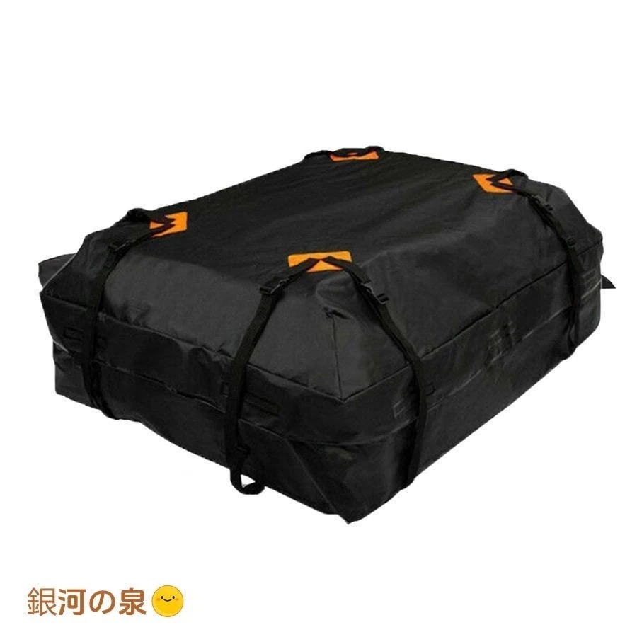 【即納】ルーフキャリアバッグ 車のルーフ収納バッグ 防水 カーゴバッグ 600Dオックスフォードクロス 折りたたみ式カーラゲッジバッグ 大容量 ルーフバッグ 取付簡単 防