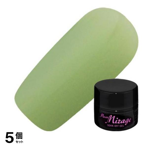 Miss Mirage(ミスミラージュ) ソークオフジェル ホックドオンカラー ヒスイ S64s 2.5g 5個セット