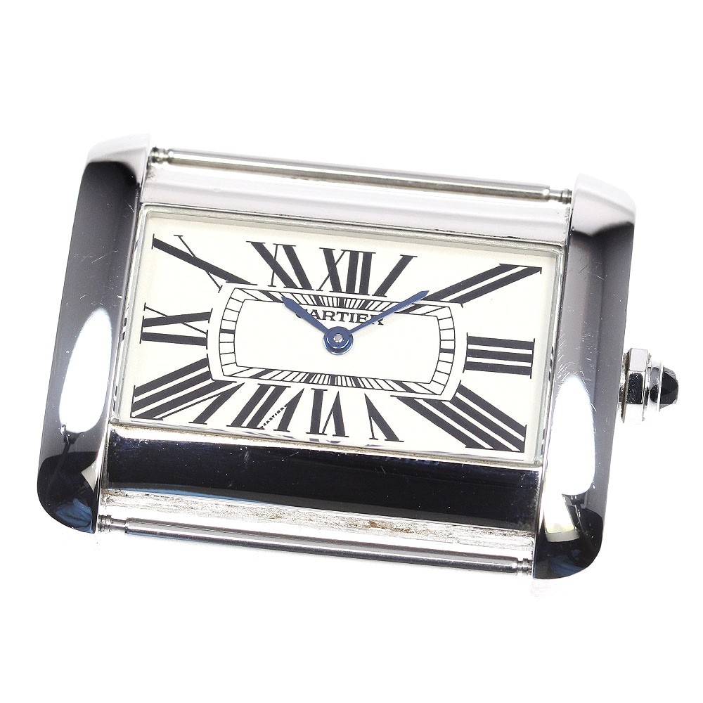 カルティエ CARTIER W6300655 タンクディバンLM クォーツ メンズ ヘッド 保証書付き_762775【中古】