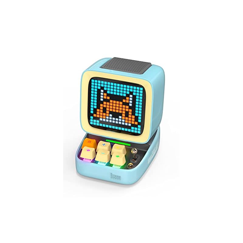 Divoom Ditoo-ProポータブルBluetoothスピーカー3.55インチLEDスクリーンピクセルディスプレイDSPワイヤレススピーカーAPPコントロールオーディオHDメカニカルキーボ