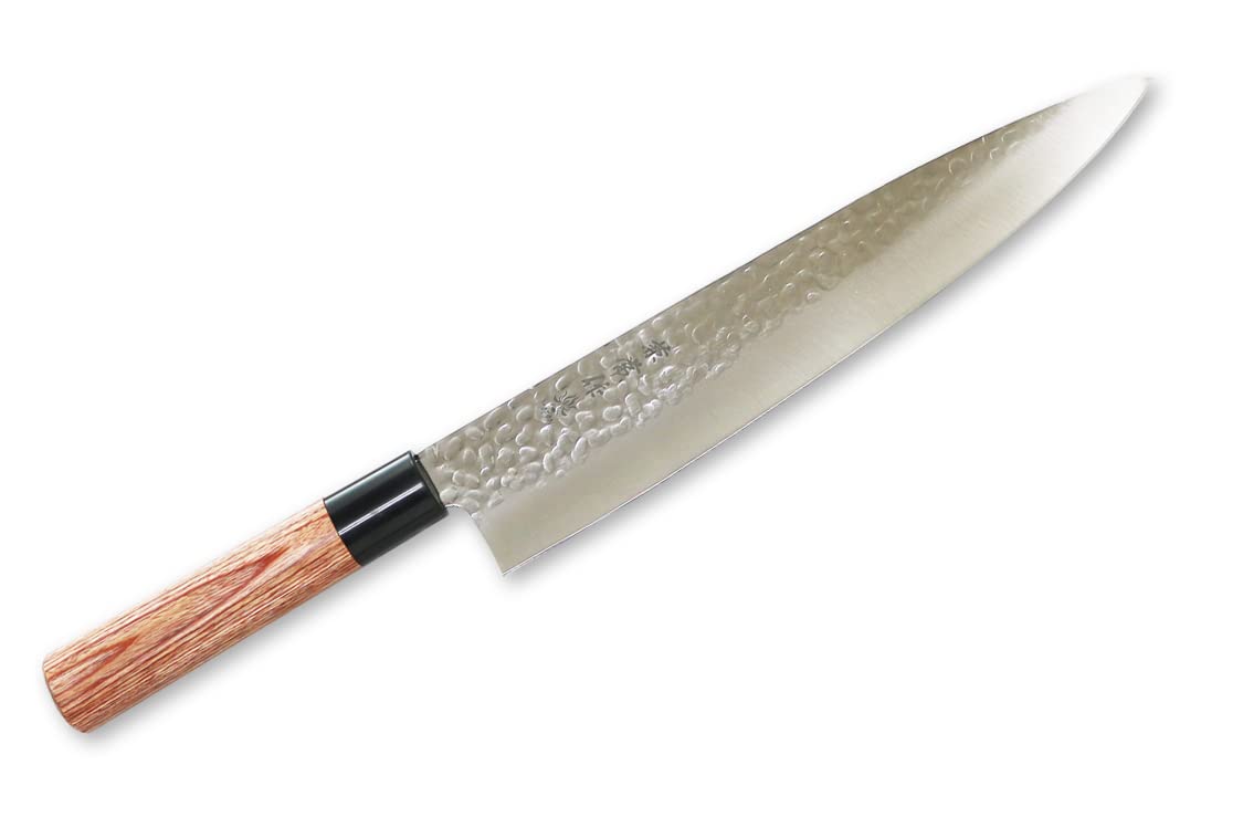 関兼常 兼常作 ステン1K6 槌目磨き 牛刀 240mm KC-958