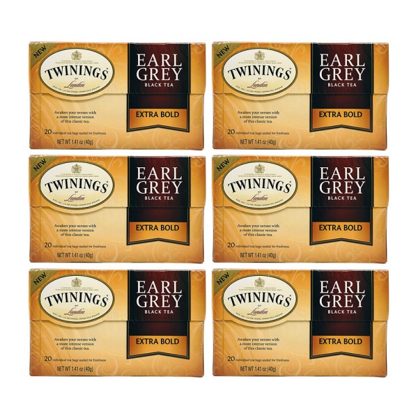 ワンピなど最旬ア！ Twinings 6-SET Earl Grey Tea セール特価 Black Extra