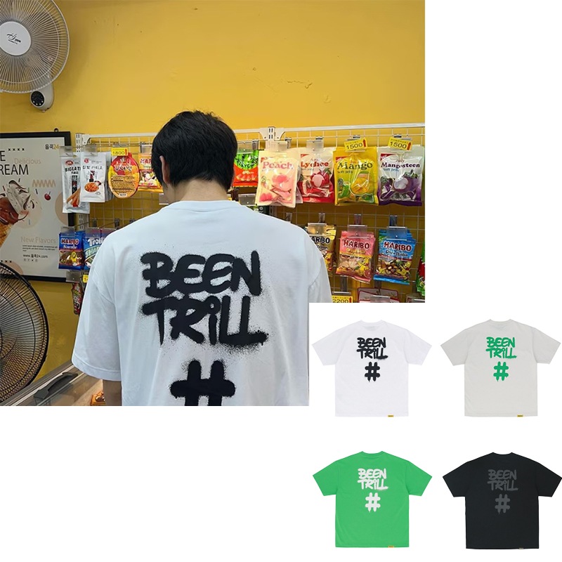 BEEN TXTスビン着用 Spray Hashtag Over Fit T-Shirt 人気商品 男女兼用 6,960円