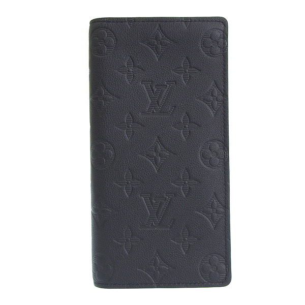ルイヴィトン 財布 メンズ 長財布 モノグラム シャドウ ブラック ポルトフォイユ・ブラザ M62900 LOUIS VUITTON