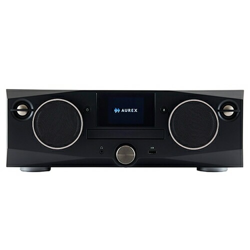 東芝【TOSHIBA】CD／FMワイヤレススピーカーシステム ブラック AUREX（オーレックス） ミニコンポ AX-XSS100-K【Bluetooth対応】
