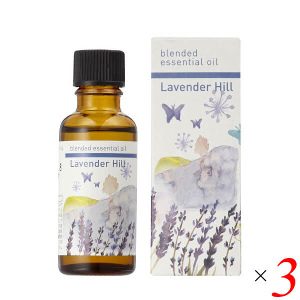 生活の木 ブレンドエッセンシャルオイル 30ml 3本セット ラベンダーヒル