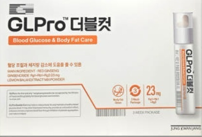 正館長GLProジエルプロダブルカット21個入り血糖調節体脂肪減少