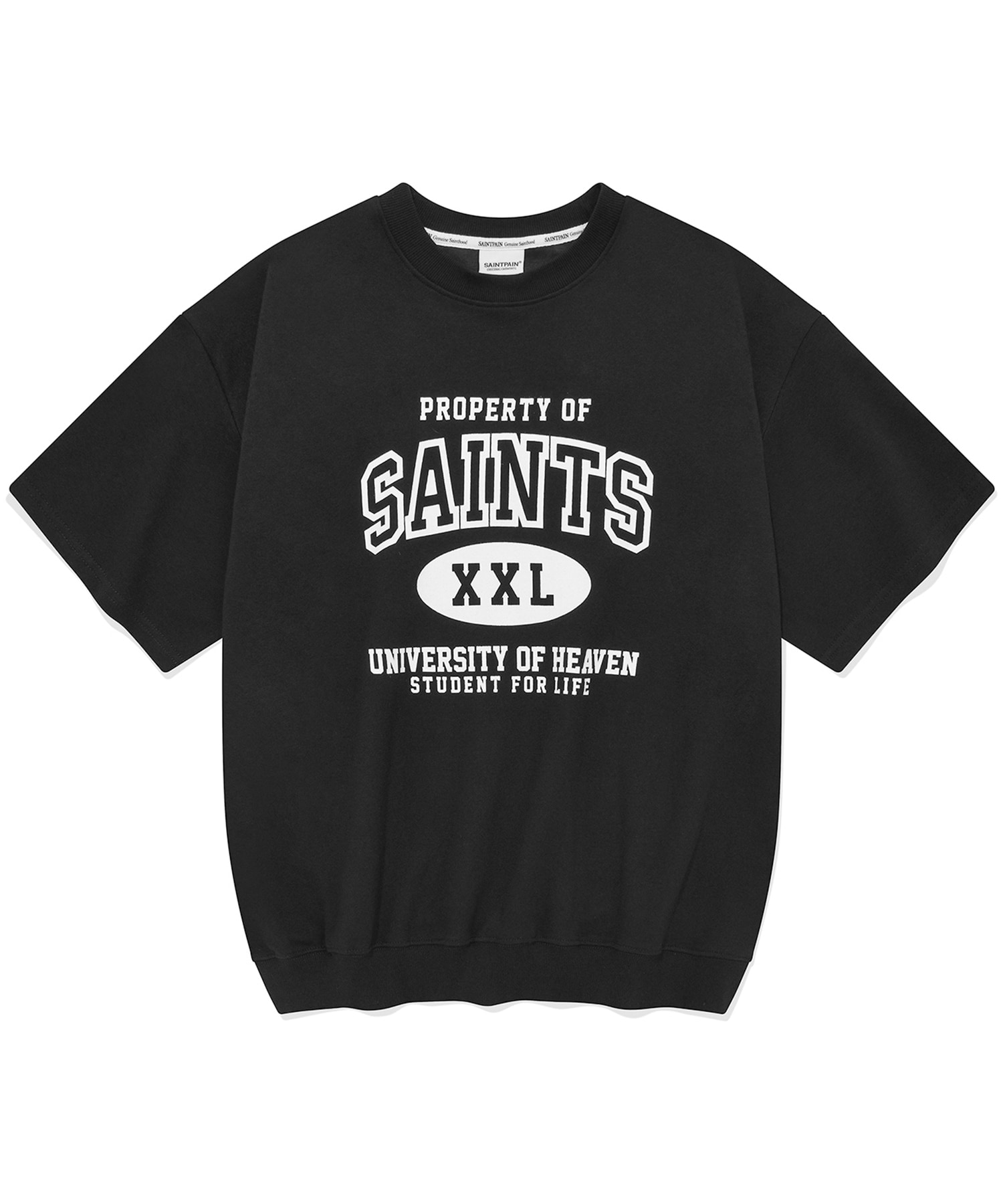 SP Athletic Short Sweatshirt-Black