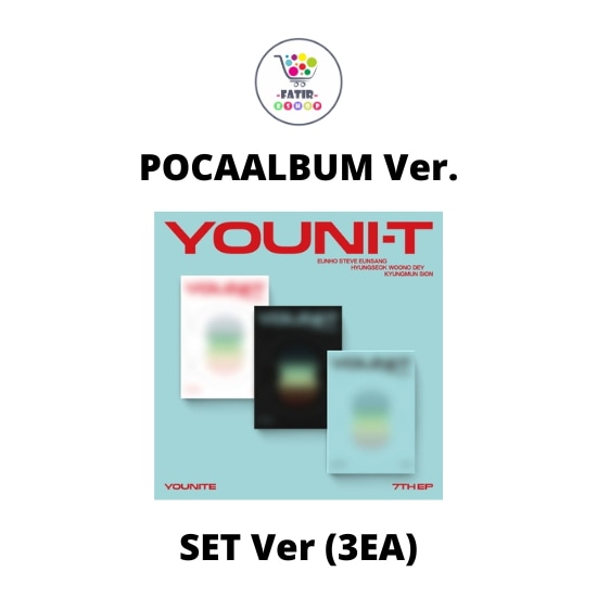 SET 3EA POCAALBUM Ver YOUNITE 7th Mini Album YOUNI T